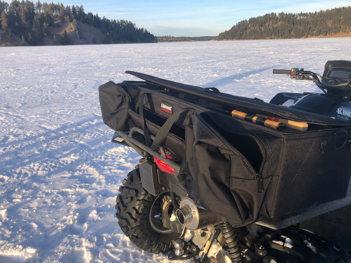 Lakewood brings you the Ultimate Ice Rod Case! Designed to hold all your gear while protecting your rods and reels. Will accommodate rods up to 44" in length. Perfect for the back of your ATV/UTV or snowmobile. Customizable foam and lots of storage. Made in the USA. Lifetime Warranty.